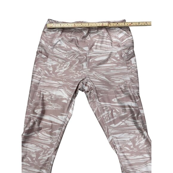 RBX Womens Pink-White Abstract Pattern Leggings S/P - Picture 7 of 8